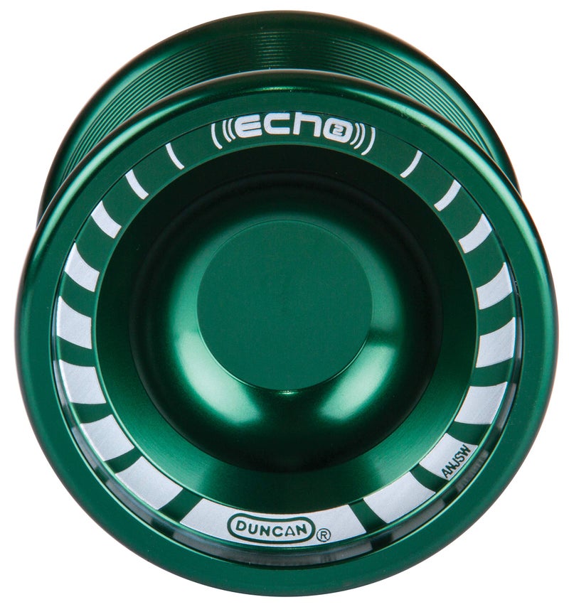 Duncan Toys Echo 2 Yo-Yo [Green], Unresponsive Pro Level Yo-Yo, Concave Bearing - Image 1
